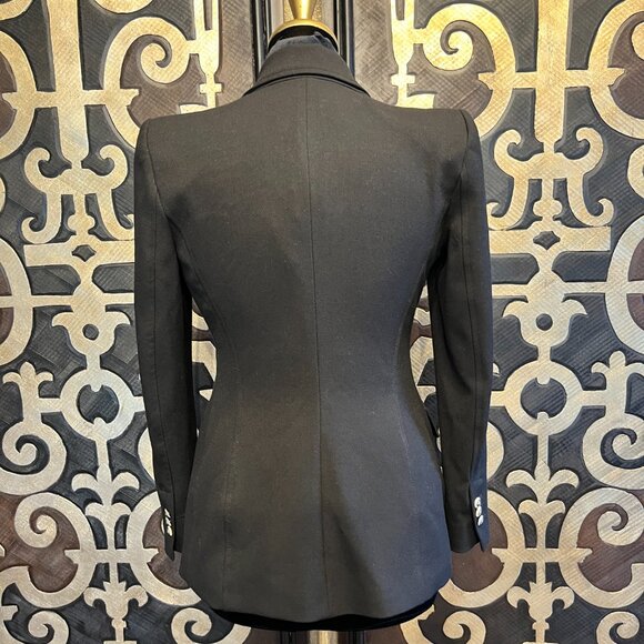 Zara black double breasted lion buttons blazer - Picture 4 of 6